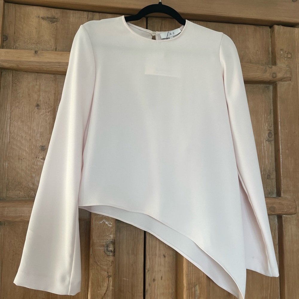 Iro Long Sleeve Cream Blouse